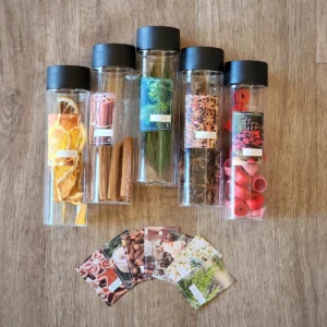 Winter Spice and Pine Sensory Bottle Set