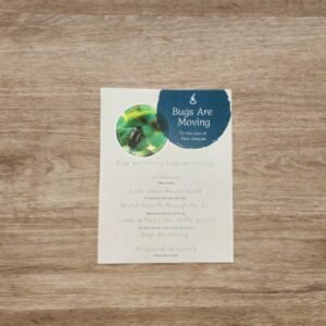 "Bugs are Moving" Song Card, Mini Beast