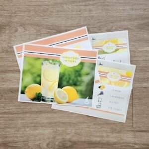 Lemonade Recipe and Menu Set - Little Learners
